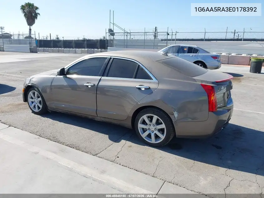 2014 Cadillac Ats Standard VIN: 1G6AA5RA3E0178392 Lot: 45545150