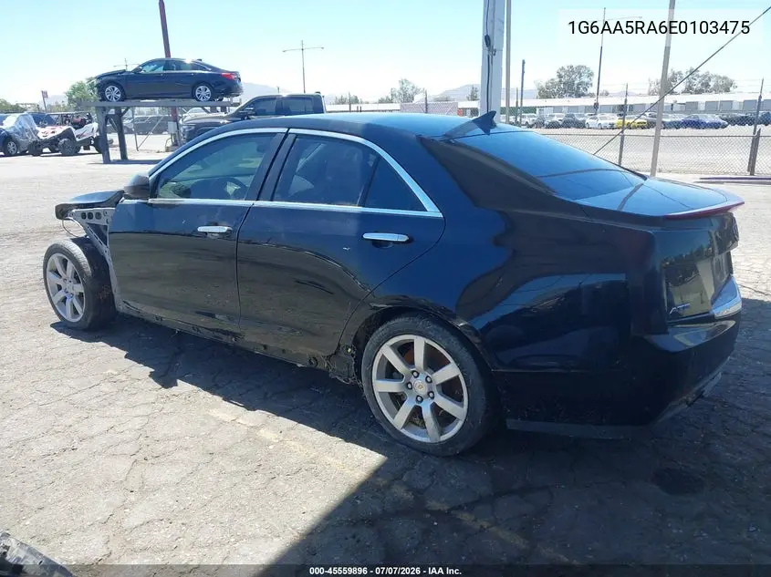 2014 Cadillac Ats Standard VIN: 1G6AA5RA6E0103475 Lot: 45559896