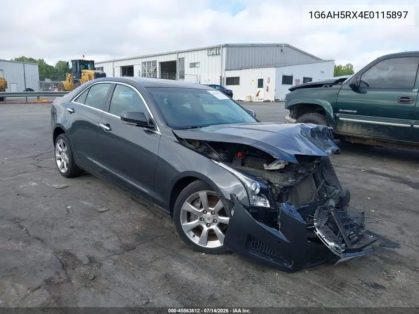 2014 Cadillac Ats Luxury VIN: 1G6AH5RX4E0115897 Lot: 45563612