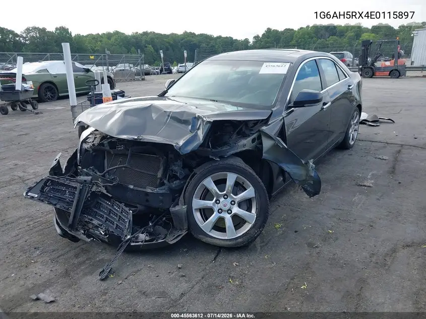 2014 Cadillac Ats Luxury VIN: 1G6AH5RX4E0115897 Lot: 45563612