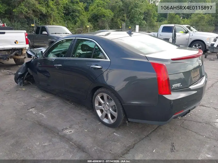 2014 Cadillac Ats Luxury VIN: 1G6AH5RX4E0115897 Lot: 45563612
