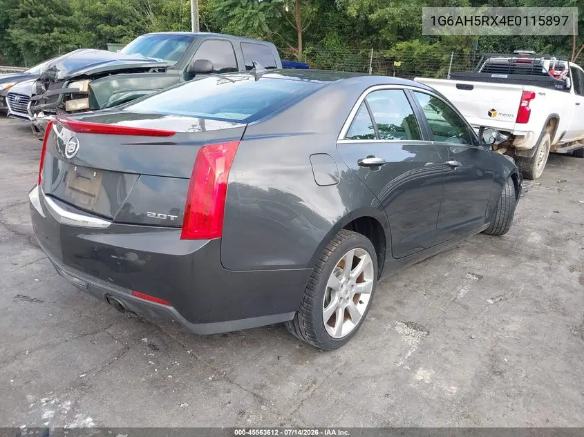 2014 Cadillac Ats Luxury VIN: 1G6AH5RX4E0115897 Lot: 45563612