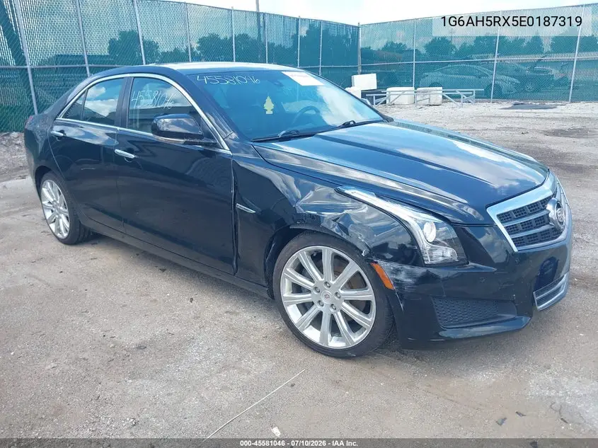 2014 Cadillac Ats Luxury VIN: 1G6AH5RX5E0187319 Lot: 45581046