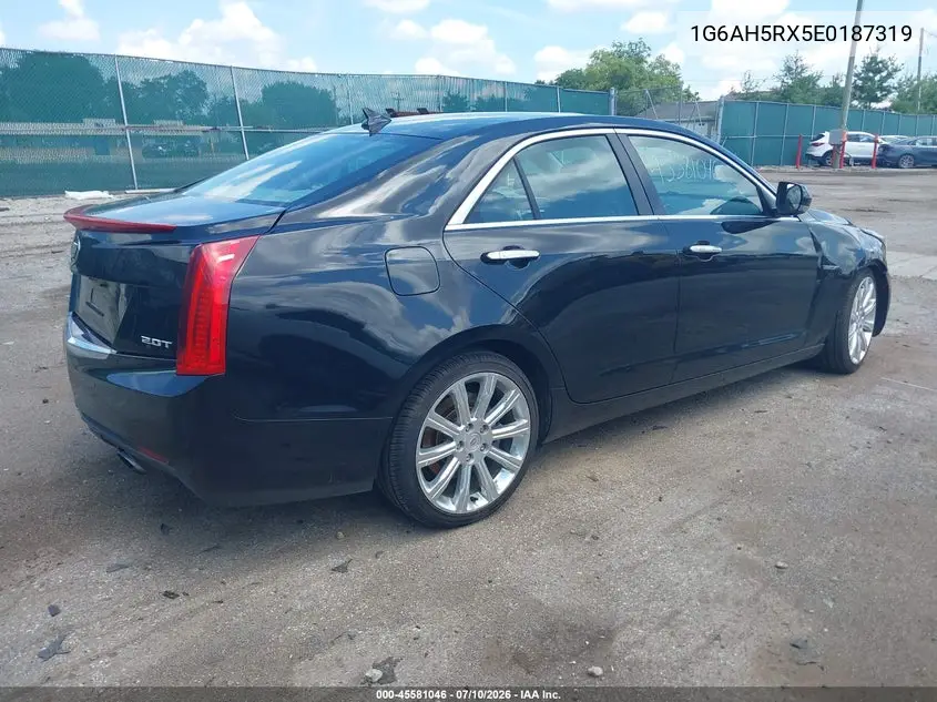 2014 Cadillac Ats Luxury VIN: 1G6AH5RX5E0187319 Lot: 45581046