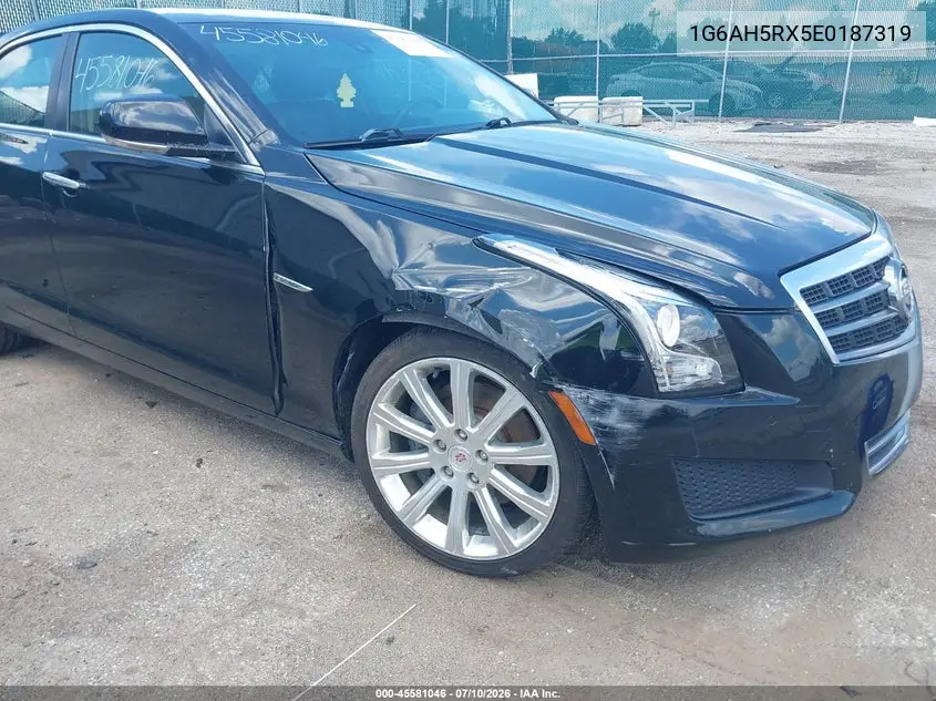 2014 Cadillac Ats Luxury VIN: 1G6AH5RX5E0187319 Lot: 45581046