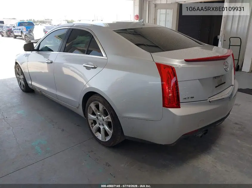 2014 Cadillac Ats Standard VIN: 1G6AA5RX8E0109931 Lot: 45607145