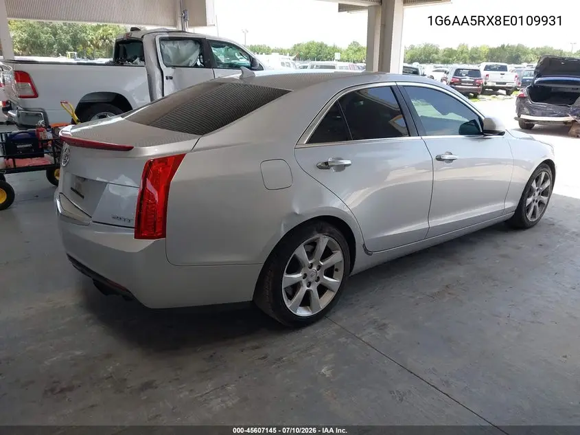 2014 Cadillac Ats Standard VIN: 1G6AA5RX8E0109931 Lot: 45607145