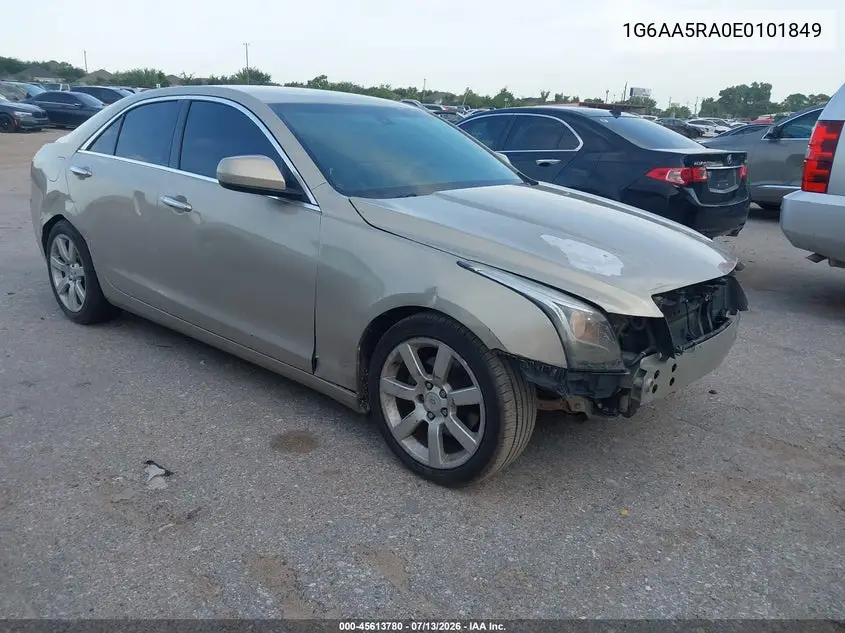 2014 Cadillac Ats Standard VIN: 1G6AA5RA0E0101849 Lot: 45613780