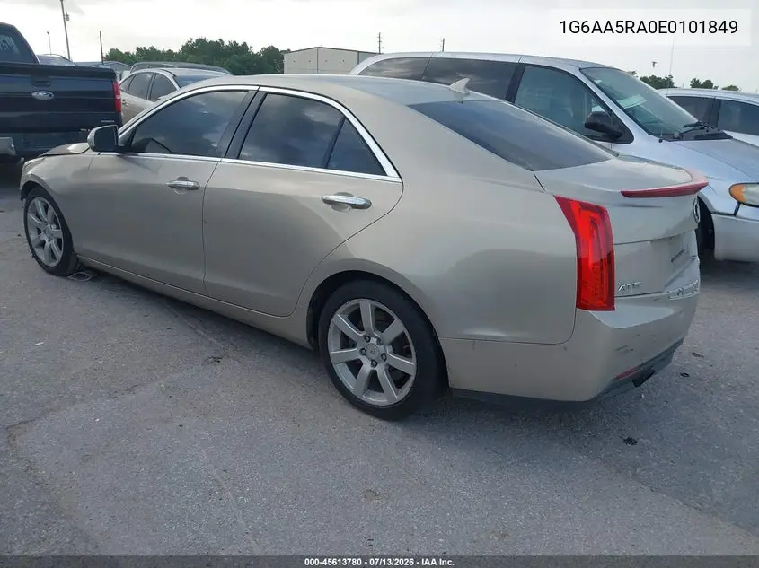 2014 Cadillac Ats Standard VIN: 1G6AA5RA0E0101849 Lot: 45613780