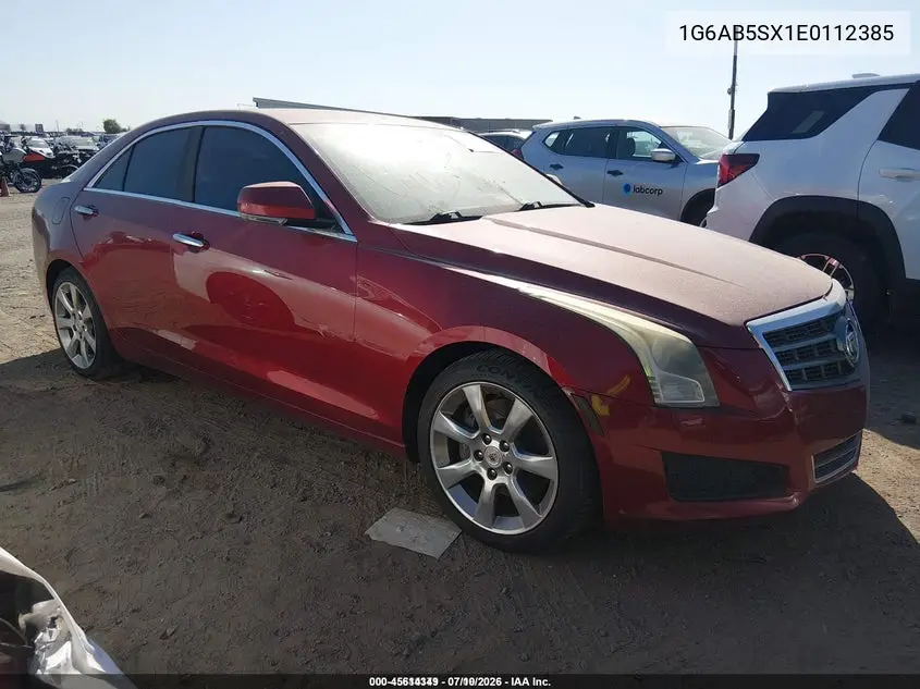 2014 Cadillac Ats Luxury VIN: 1G6AB5SX1E0112385 Lot: 45614349