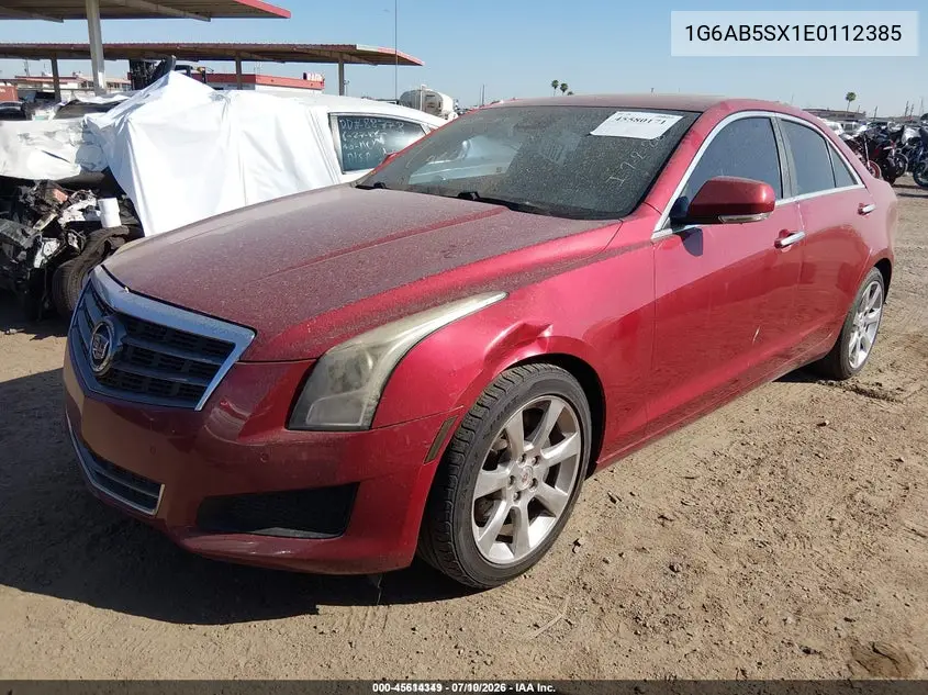 2014 Cadillac Ats Luxury VIN: 1G6AB5SX1E0112385 Lot: 45614349