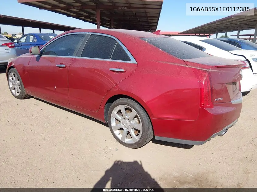 2014 Cadillac Ats Luxury VIN: 1G6AB5SX1E0112385 Lot: 45614349