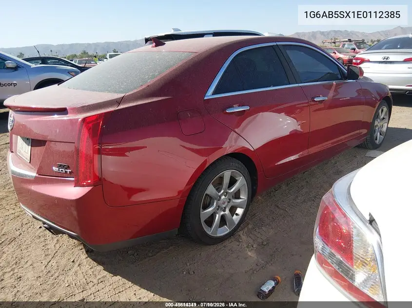 2014 Cadillac Ats Luxury VIN: 1G6AB5SX1E0112385 Lot: 45614349