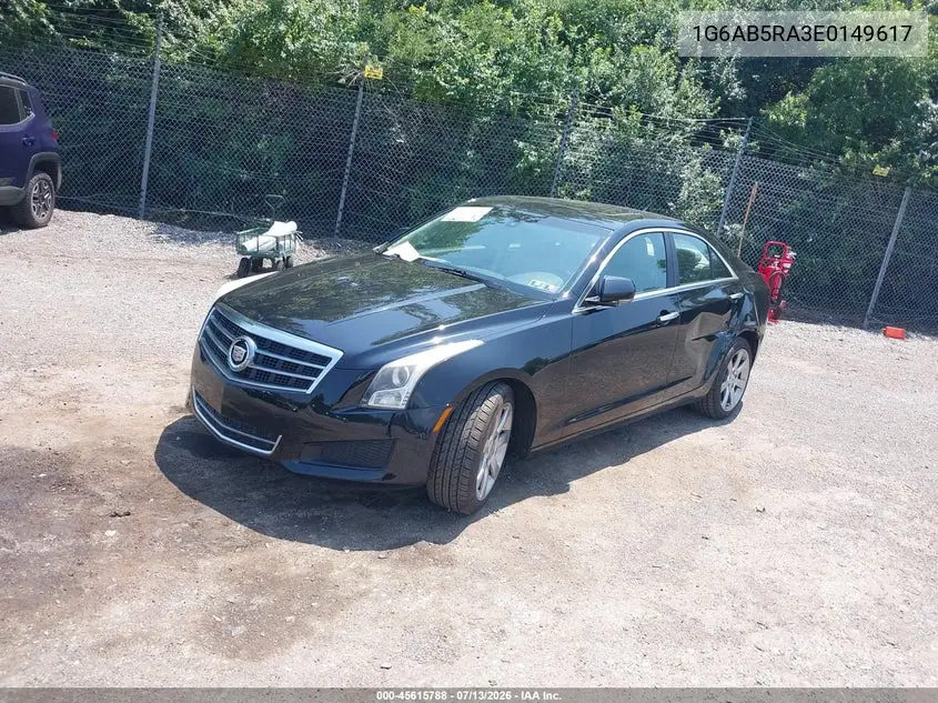 2014 Cadillac Ats Luxury VIN: 1G6AB5RA3E0149617 Lot: 45615788
