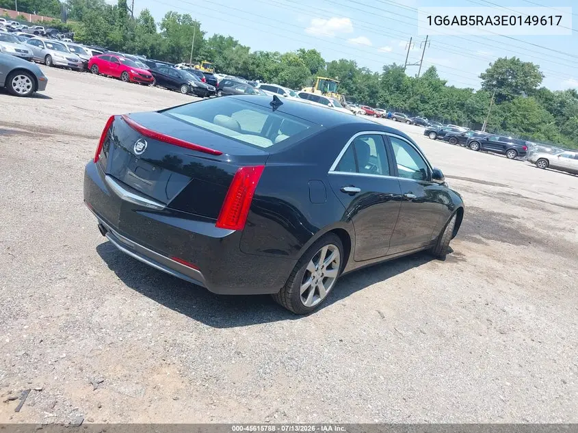 2014 Cadillac Ats Luxury VIN: 1G6AB5RA3E0149617 Lot: 45615788