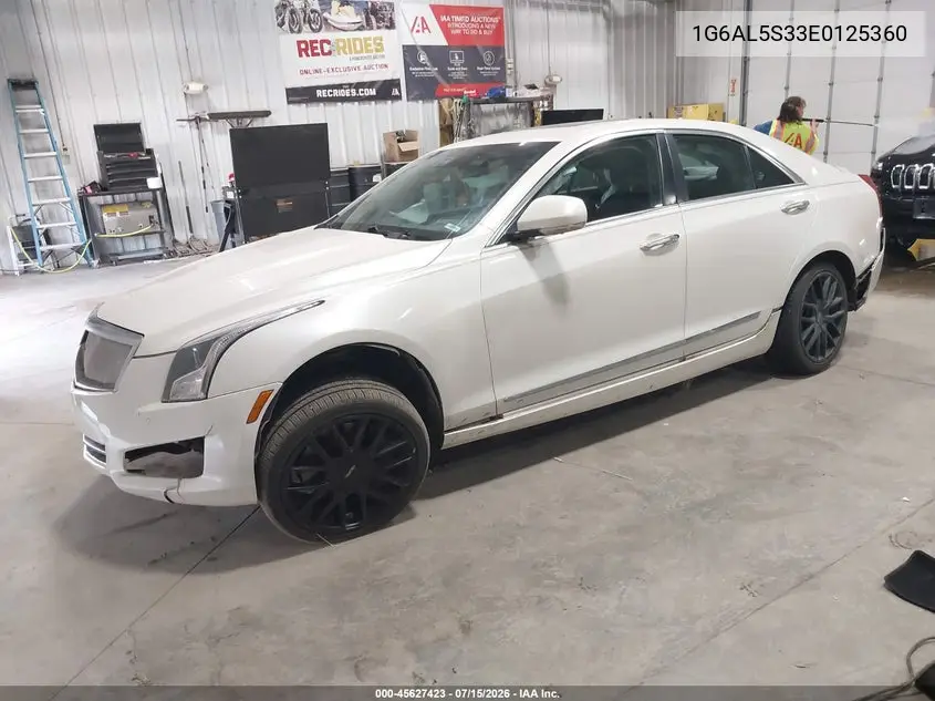 2014 Cadillac Ats Premium VIN: 1G6AL5S33E0125360 Lot: 45627423