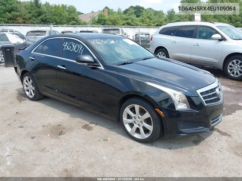 2014 Cadillac Ats Luxury VIN: 1G6AH5RX4E0109064 Lot: 45634094