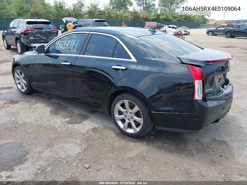 2014 Cadillac Ats Luxury VIN: 1G6AH5RX4E0109064 Lot: 45634094