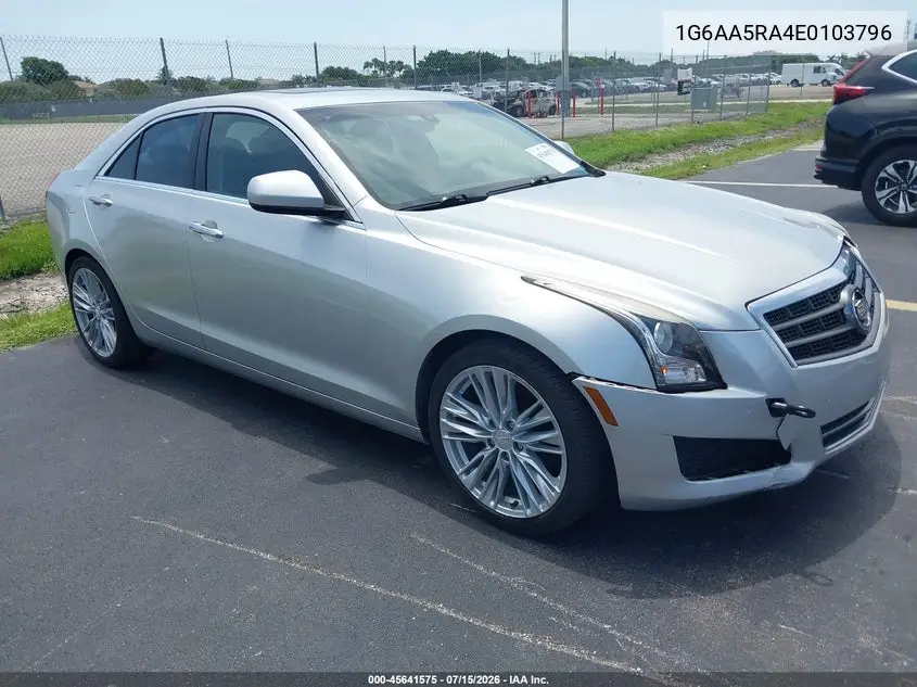 2014 Cadillac Ats Standard VIN: 1G6AA5RA4E0103796 Lot: 45641575