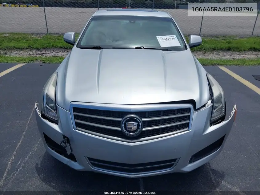 2014 Cadillac Ats Standard VIN: 1G6AA5RA4E0103796 Lot: 45641575