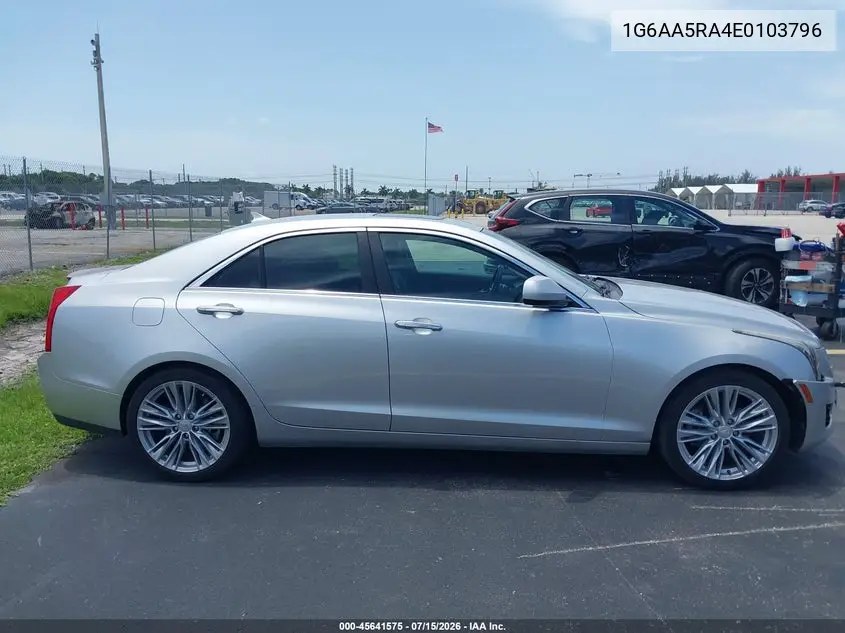 2014 Cadillac Ats Standard VIN: 1G6AA5RA4E0103796 Lot: 45641575