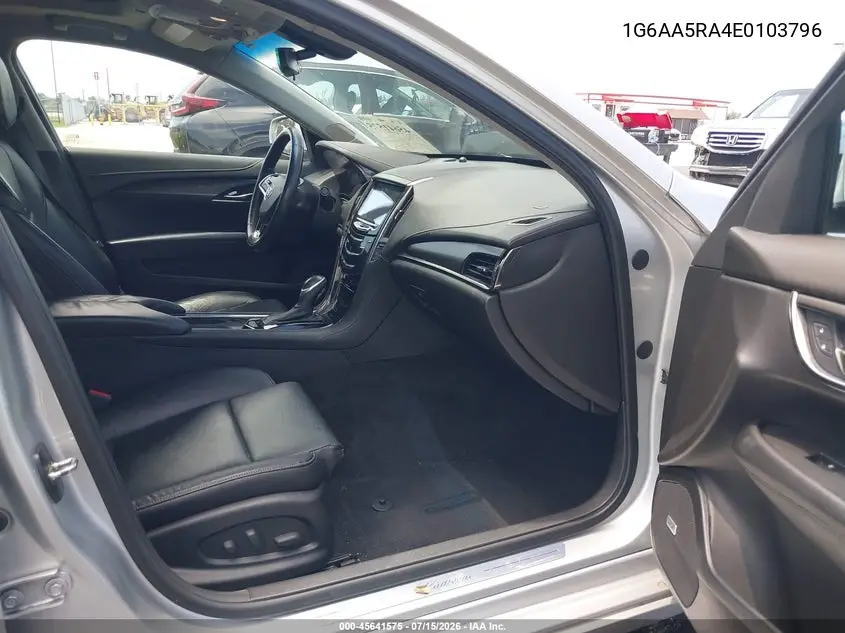 2014 Cadillac Ats Standard VIN: 1G6AA5RA4E0103796 Lot: 45641575
