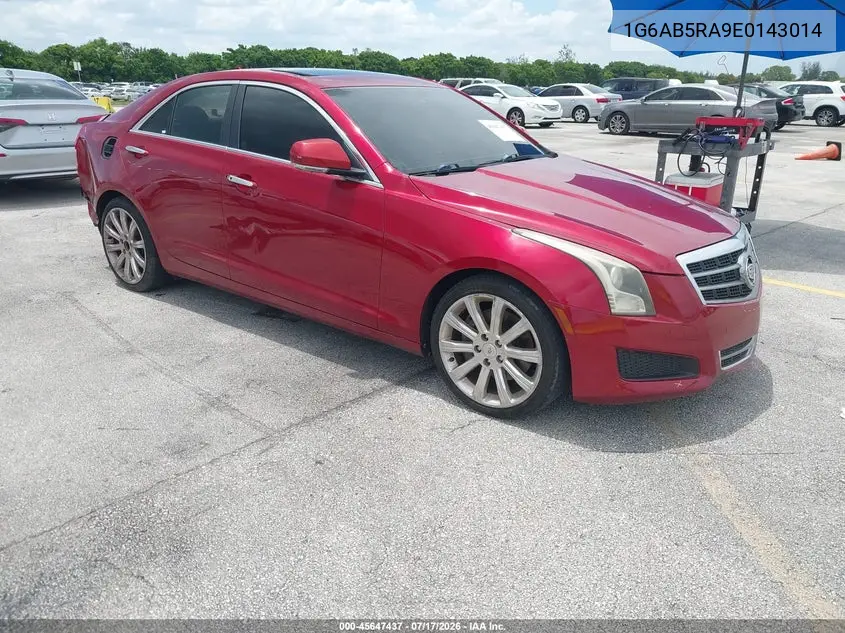 2014 Cadillac Ats Luxury VIN: 1G6AB5RA9E0143014 Lot: 45647437