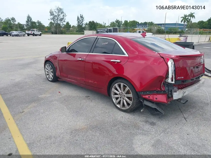2014 Cadillac Ats Luxury VIN: 1G6AB5RA9E0143014 Lot: 45647437