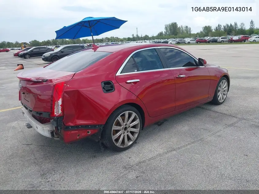 2014 Cadillac Ats Luxury VIN: 1G6AB5RA9E0143014 Lot: 45647437