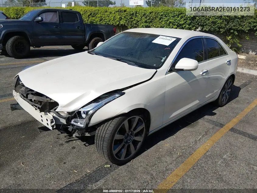 2014 Cadillac Ats Luxury VIN: 1G6AB5RA2E0161273 Lot: 45660102