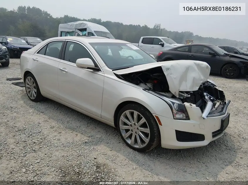 2014 Cadillac Ats Luxury VIN: 1G6AH5RX8E0186231 Lot: 45661247