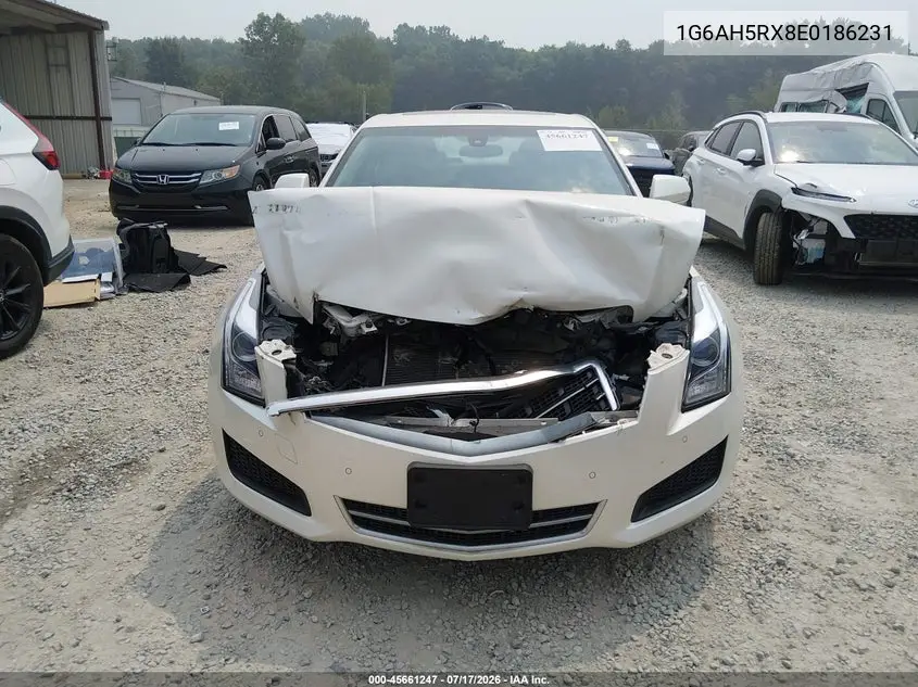 2014 Cadillac Ats Luxury VIN: 1G6AH5RX8E0186231 Lot: 45661247