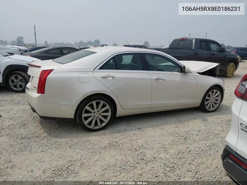 2014 Cadillac Ats Luxury VIN: 1G6AH5RX8E0186231 Lot: 45661247