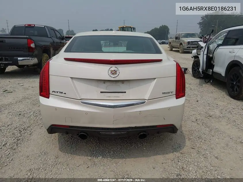 2014 Cadillac Ats Luxury VIN: 1G6AH5RX8E0186231 Lot: 45661247