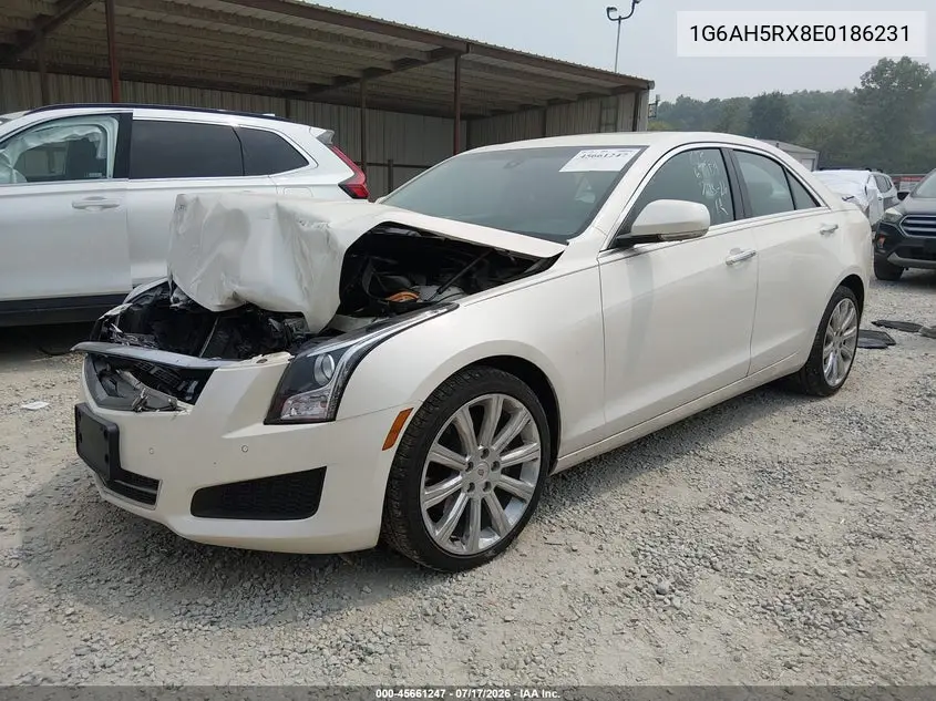 2014 Cadillac Ats Luxury VIN: 1G6AH5RX8E0186231 Lot: 45661247