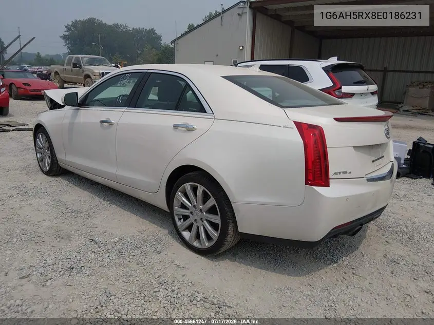 2014 Cadillac Ats Luxury VIN: 1G6AH5RX8E0186231 Lot: 45661247