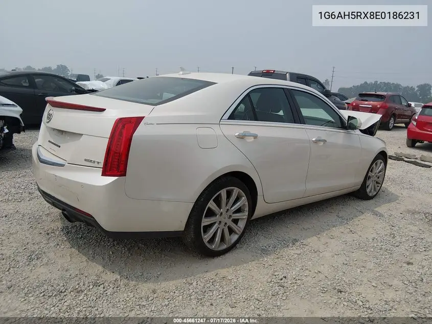 2014 Cadillac Ats Luxury VIN: 1G6AH5RX8E0186231 Lot: 45661247