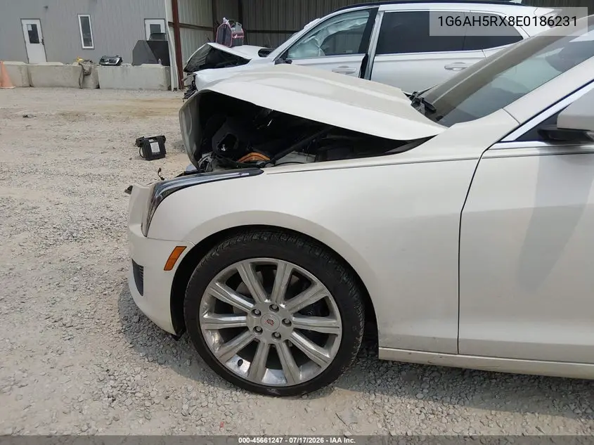 2014 Cadillac Ats Luxury VIN: 1G6AH5RX8E0186231 Lot: 45661247