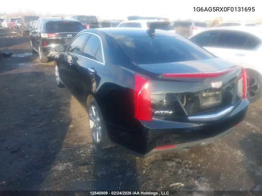 2015 Cadillac Ats VIN: 1G6AG5RX0F0131695 Lot: 12540809