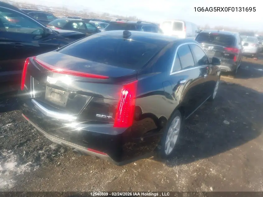 2015 Cadillac Ats VIN: 1G6AG5RX0F0131695 Lot: 12540809