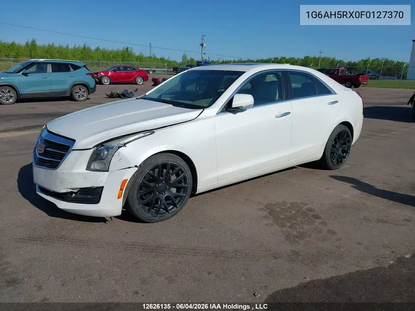 2015 Cadillac Ats Turbo Luxury VIN: 1G6AH5RX0F0127370 Lot: 12626135