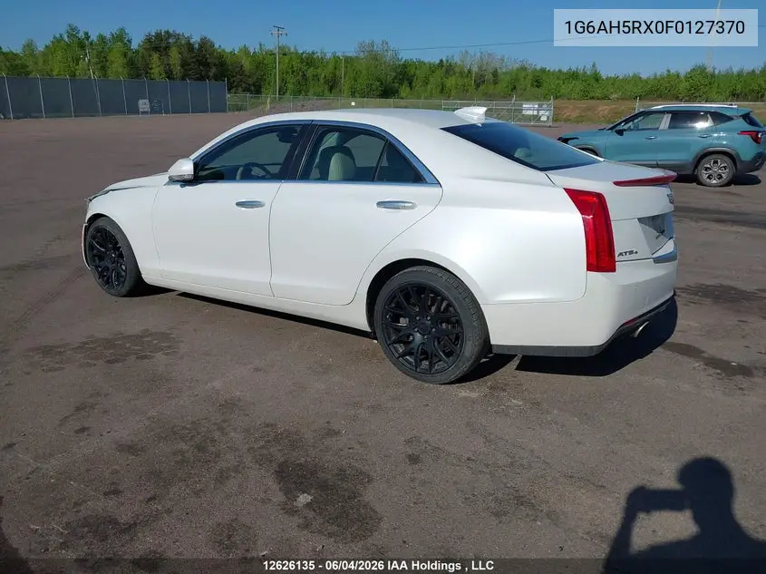 2015 Cadillac Ats Turbo Luxury VIN: 1G6AH5RX0F0127370 Lot: 12626135