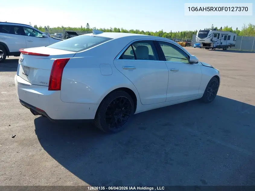 2015 Cadillac Ats Turbo Luxury VIN: 1G6AH5RX0F0127370 Lot: 12626135