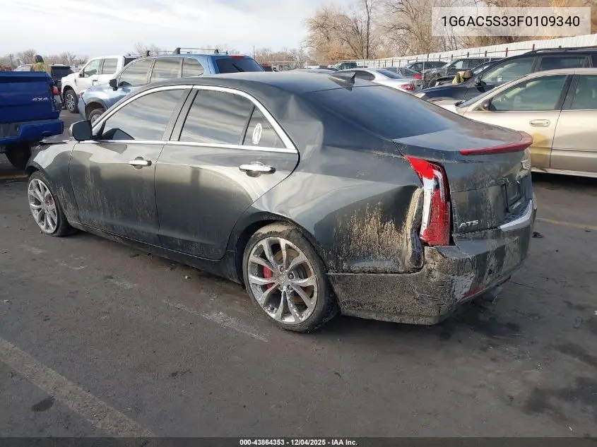 1G6AC5S33F0109340 2015 Cadillac Ats Performance