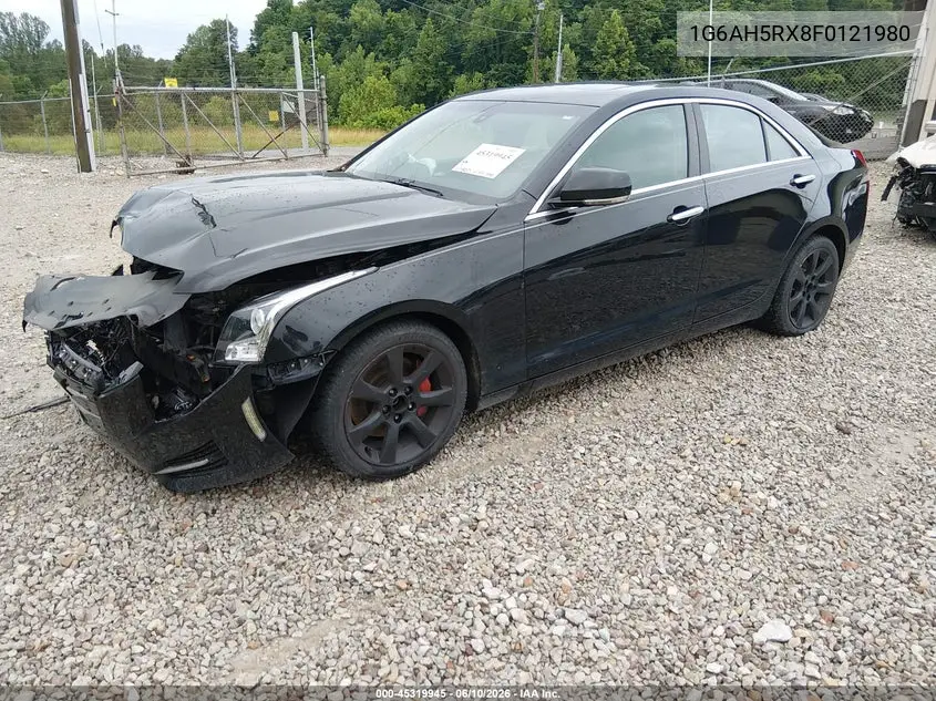 2015 Cadillac Ats Luxury VIN: 1G6AH5RX8F0121980 Lot: 45319945