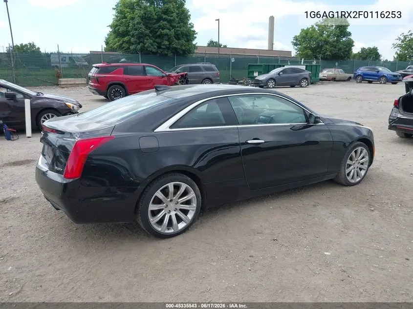 2015 Cadillac Ats Standard VIN: 1G6AG1RX2F0116253 Lot: 45335543