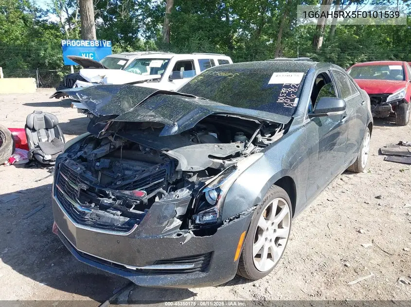 2015 Cadillac Ats Luxury VIN: 1G6AH5RX5F0101539 Lot: 45350175