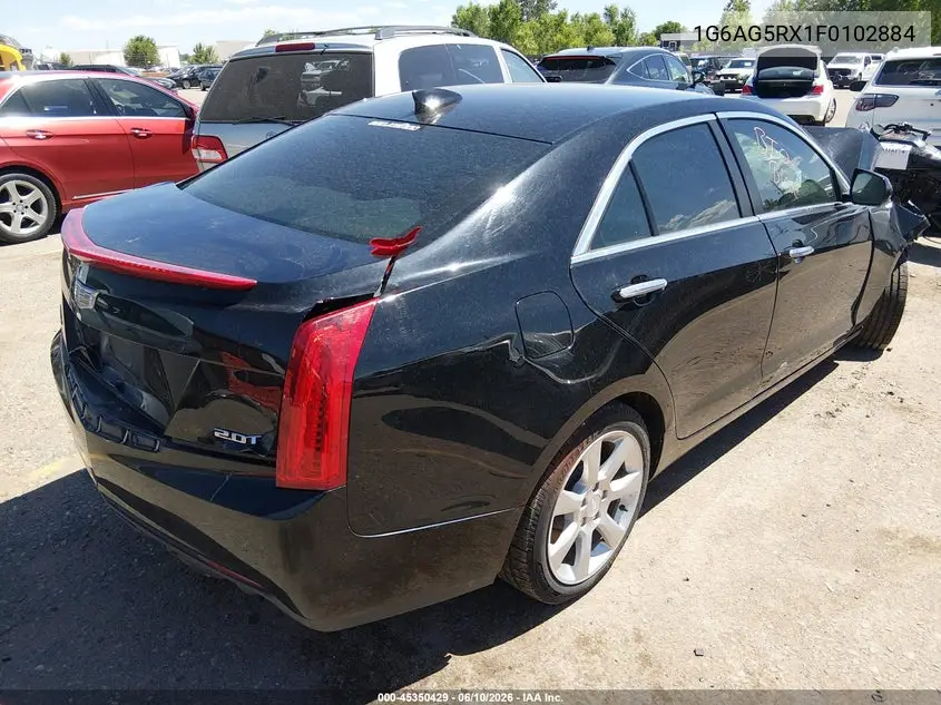 2015 Cadillac Ats Standard VIN: 1G6AG5RX1F0102884 Lot: 45350429