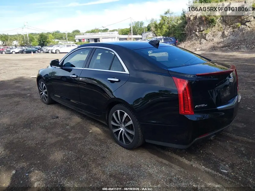 2015 Cadillac Ats Standard VIN: 1G6AG5RX9F0101806 Lot: 45411311
