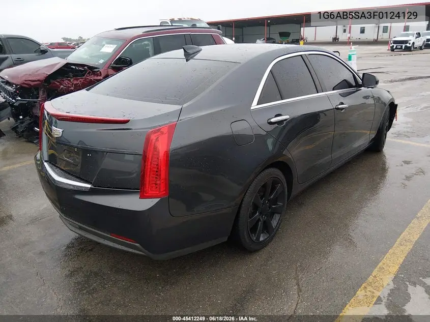 2015 Cadillac Ats Luxury VIN: 1G6AB5SA3F0124129 Lot: 45412249